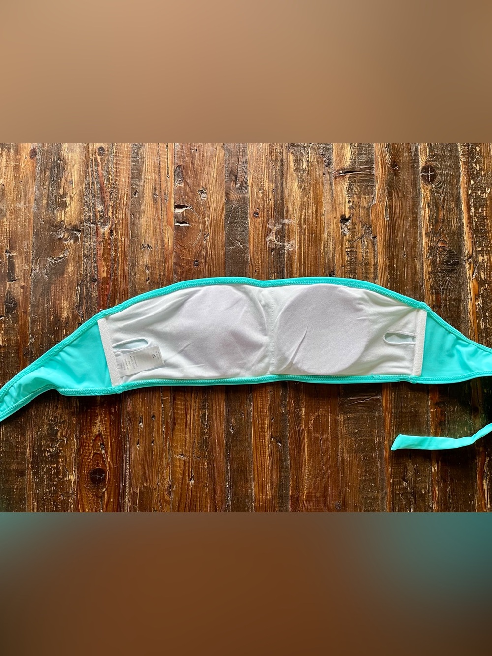 Two-piece aqua bathing suit, with Sheer Butterfly Print Camisole Top Sz M NWOT - Picture 11 of 16